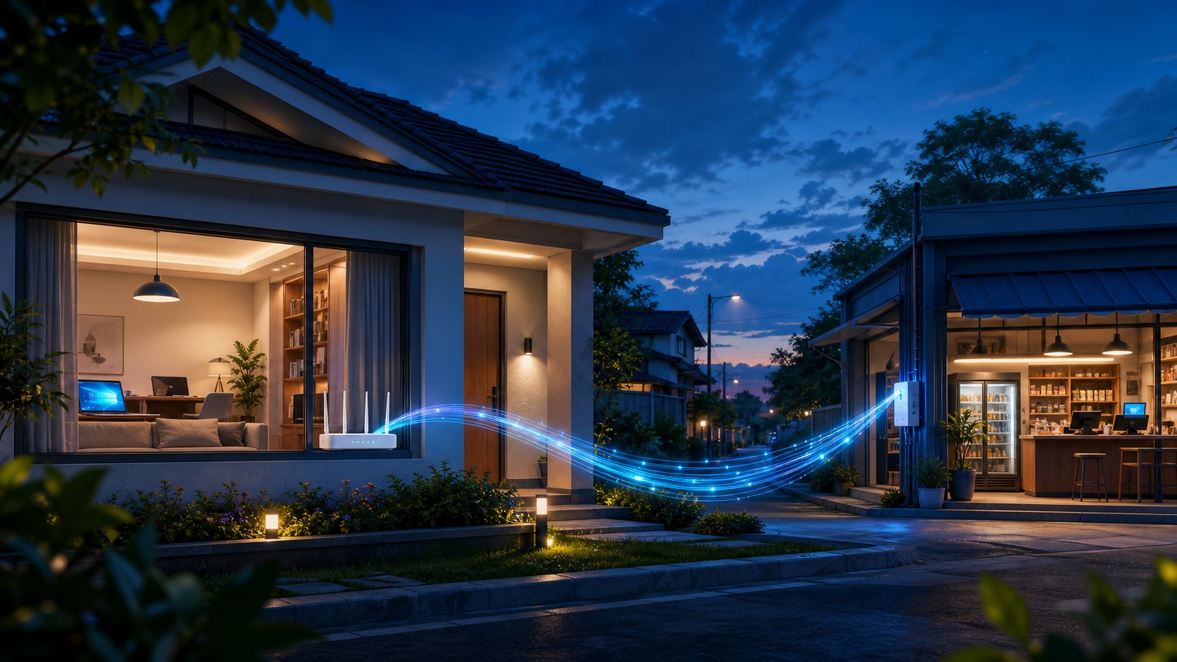 Internet rumah dan usaha AWE NET